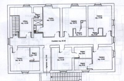 Property Città della Pieve, Floor plan 1