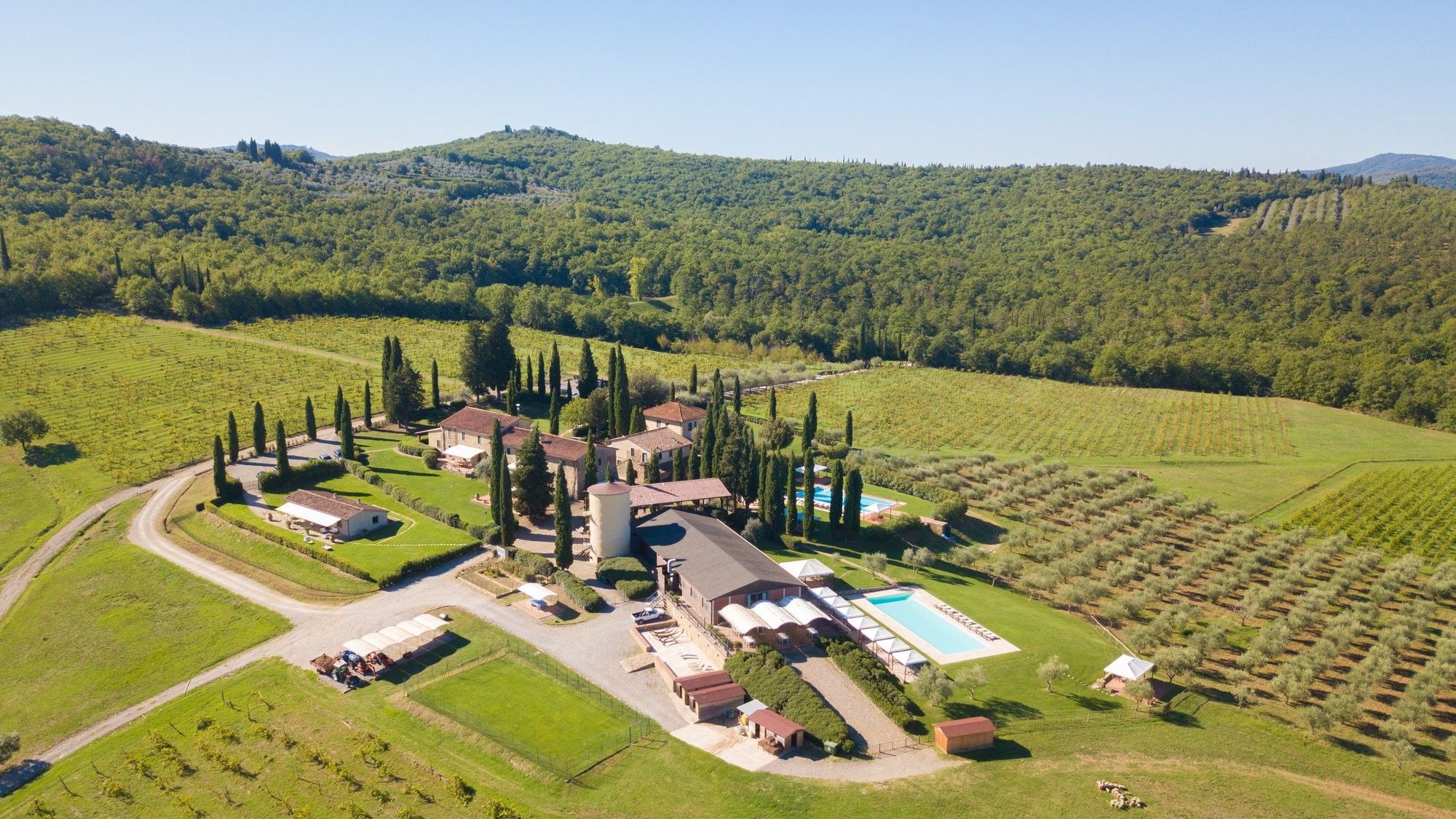 Photos 17th-Century Tuscan Estate with Vineyard, Pools & Event Pavilion