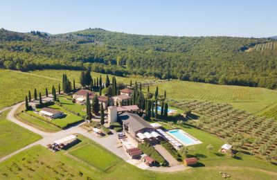 Country home for sale Bucine, Tuscany, Total view
