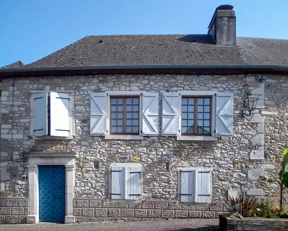 Billeder Maison béarnaise i Lasseube – karakteristisk stenhus i Béarn