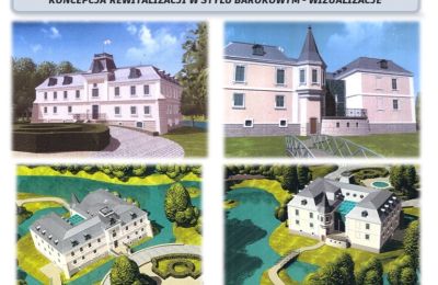 Castle for sale Komorowice, Wrocławska 27, Lower Silesia, Visualization