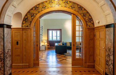 Historic villa for sale Berlin, Matterhornstrasse  82, Detailansicht I  Halle I Wohnzimmer