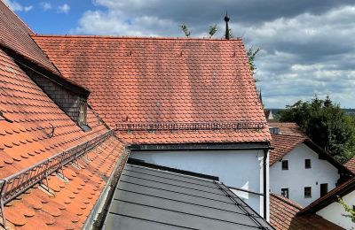 Castle for sale 84375 Kirchdorf am Inn, Hofmarkstraße 2, Bavaria, Blick vom Turmzimmerchen auf das Kupferdach (evtl. Dachterrasse?)