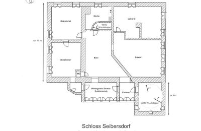 Castle for sale 84375 Kirchdorf am Inn, Hofmarkstraße 2, Bavaria, Grundriss-Schema 1.Stock (Beletage)