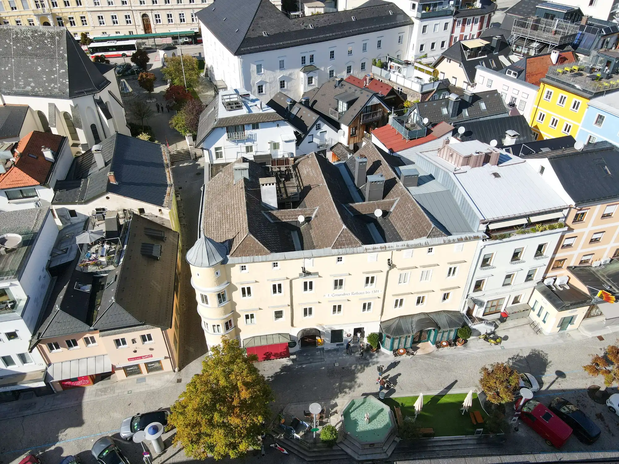 Photos Town Hall with Approved Attic Conversion in Prime Gmunden Location