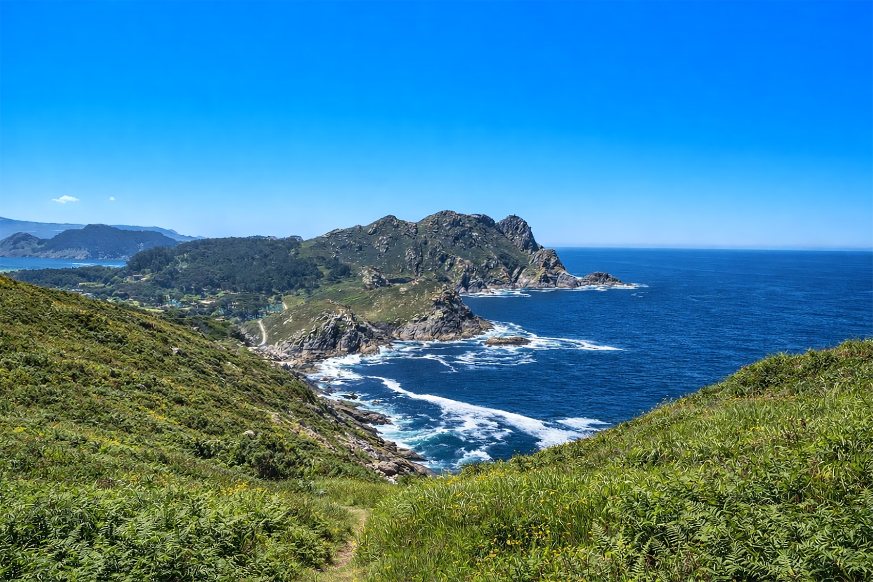 Billeder Spansk herregård i det nordlige Spanien med havudsigt