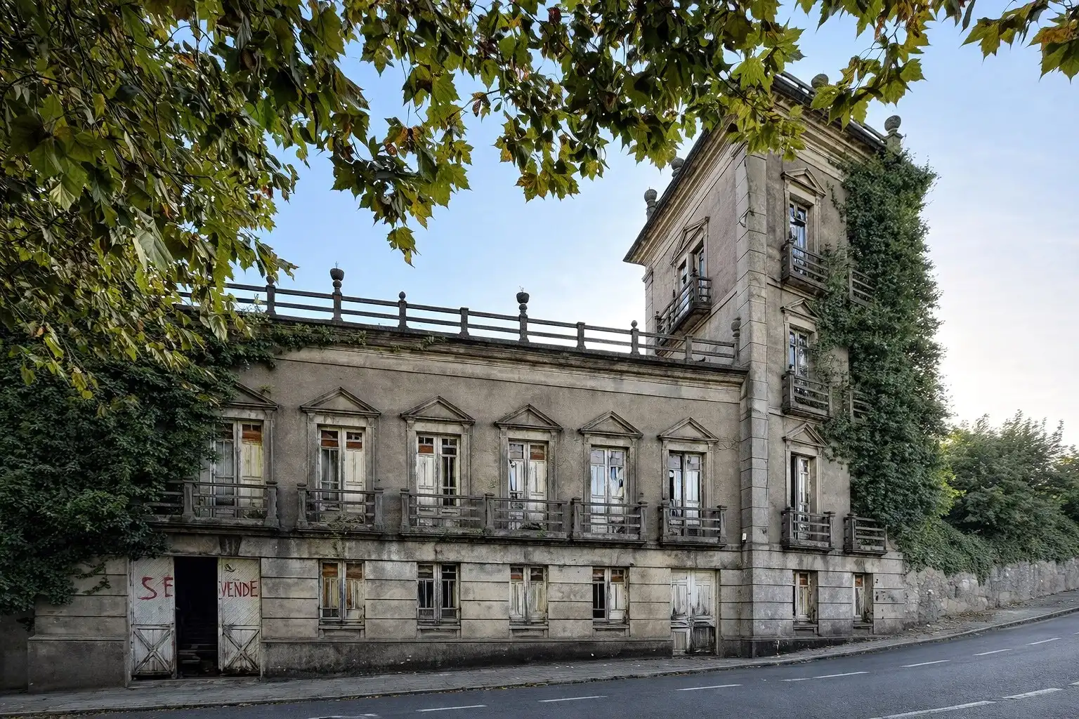Billeder Historisk sanatorium med stor grund