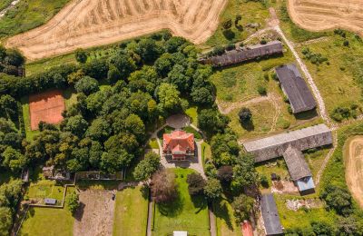 Castle for sale Marzewo, Warmia-Masuria, Total view