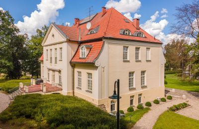 Castle for sale Marzewo, Warmia-Masuria, Side view
