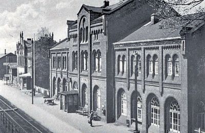 Historic property for sale 49356 Diepholz, Am Bahnhof  1, Lower Saxony, Bahnhofsgeäude Rückseite ca. 1930