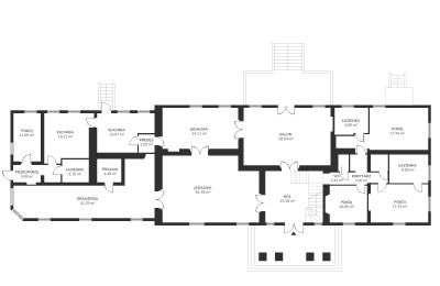 Property Strzegocin, Floor plan 1