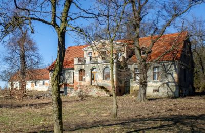 Historic estates, Manor estate in Lower Silesia - manor house, farm buildings and park