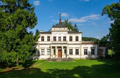 Historic estates, Neo-Renaissance palace with parklands near Krakow
