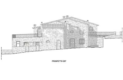 Country House for sale Castellina in Chianti, Tuscany:  RIF 2767 Ostansicht