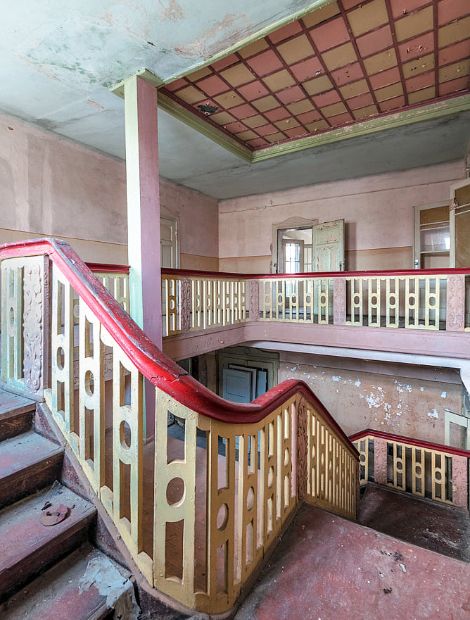 Ammelgoßwitz, Ammelgoßwitz - Stairs Ammelgoßwitz Manor