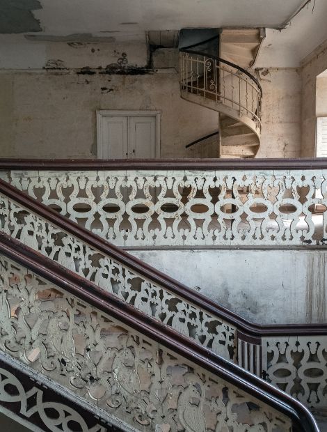 Ponary, Pałac w Ponarach - Ponary Palace: Stairs