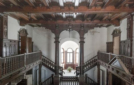 Basedow, Schloss Basedow - Entrance Hall Castle Basedow