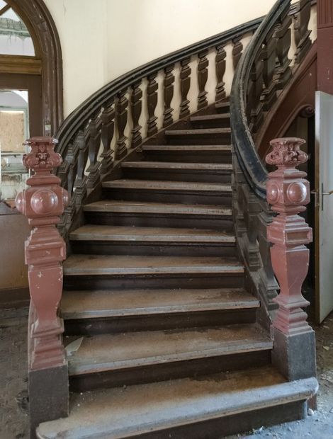 Magdeburg, Villa Budenberg - Stairs Villa Budenberg