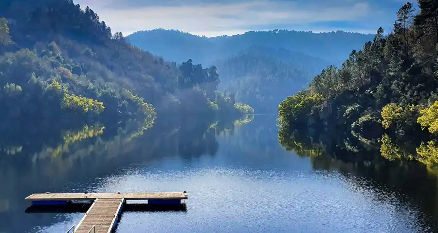 Galician river landscape