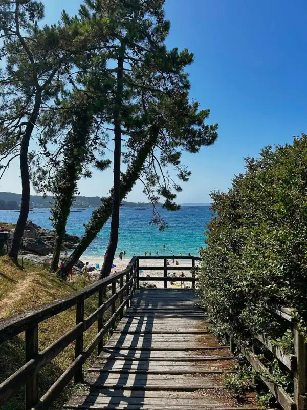 Galicia near border of Portugal: Access to the Atlantic coast