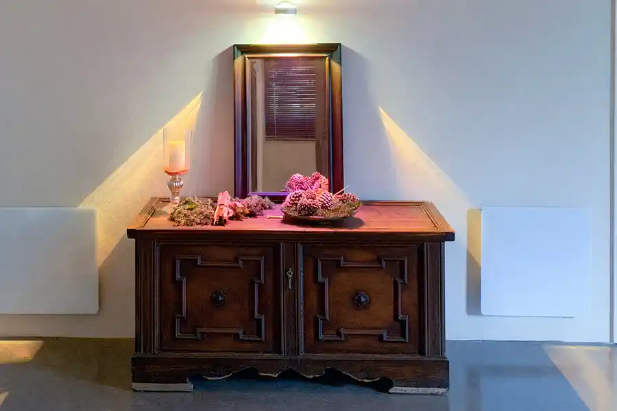 Infrared heating antiques