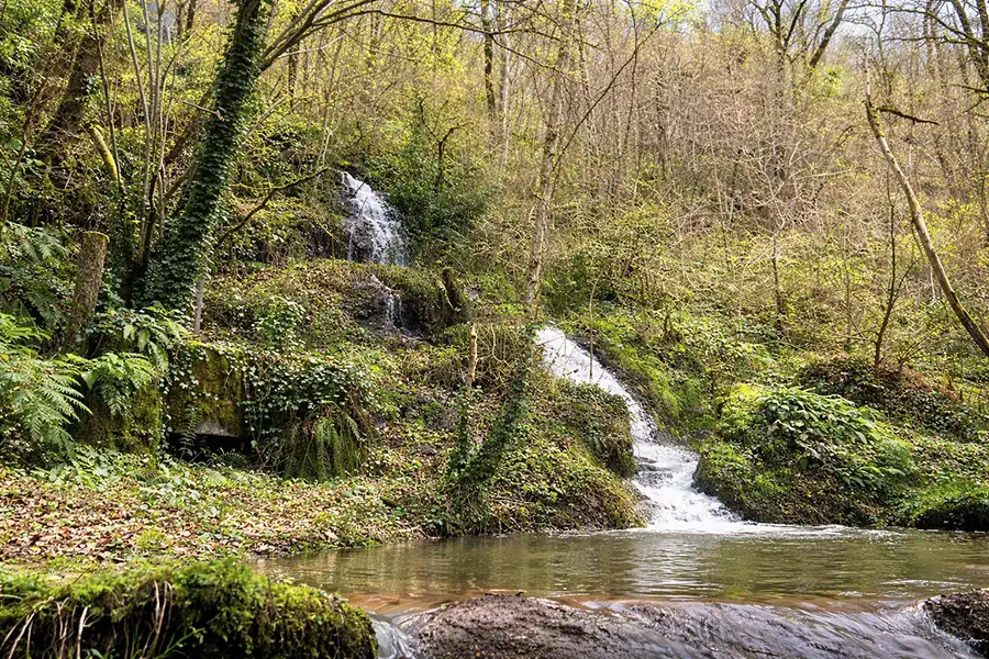 Moulin Bas, property with private waterfall