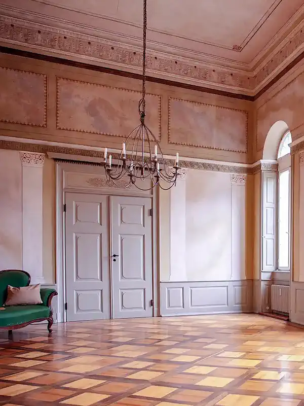 Ballroom inside Manor Niendorf near Hamburg, Germany