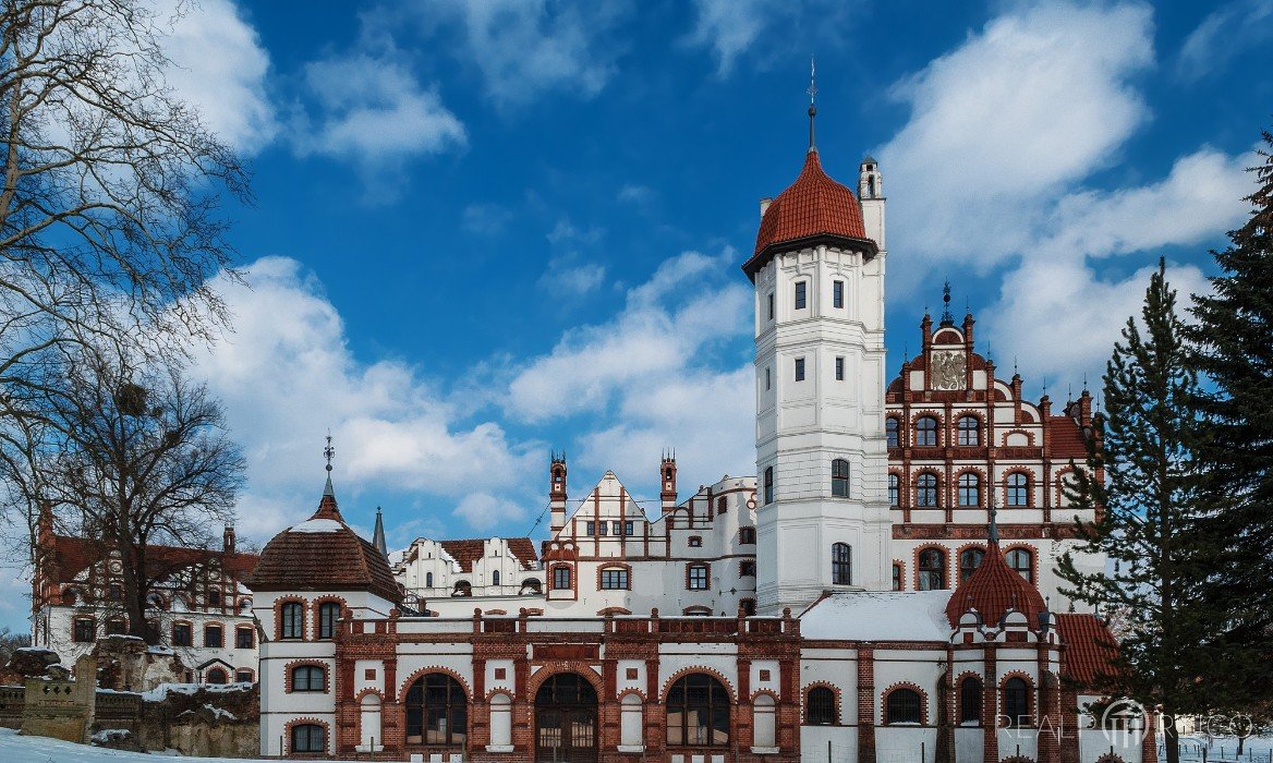 Palace in Basedow, Mecklenburg Lakes, Basedow