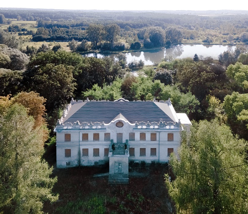 Neo-Renaissance palace in the south of Warsaw, Masovian Voivodeship