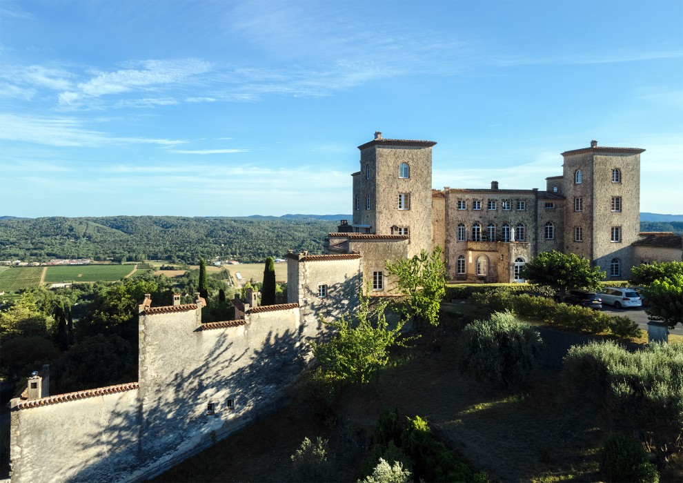 Castles in South France: Château du Puy, Tourrettes
