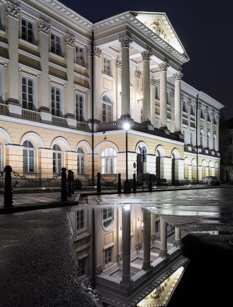 Warszawa, Kazimierz-Palast - Top sights in Warsaw: University and Kazimierz Palace