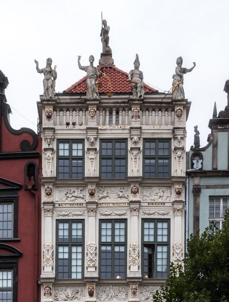Gdańsk, Główne Miasto - The Golden House in Gdansk