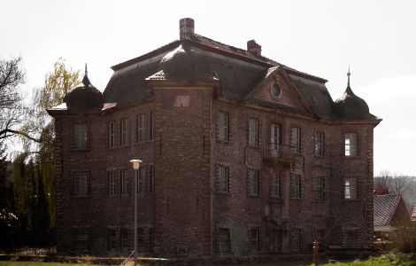 Niedergebra, Schäfergasse - Moated Castle Niedergebra