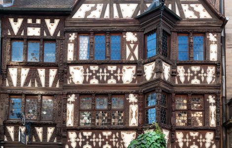 Saverne, Maison Katz - House Katz in Saverne: Listed Half-timbered Building  from the 17th Century