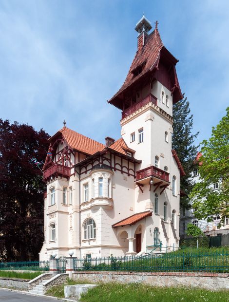 Mariánské Lázně, Anglicka - Villas in Marienbad: Anglická