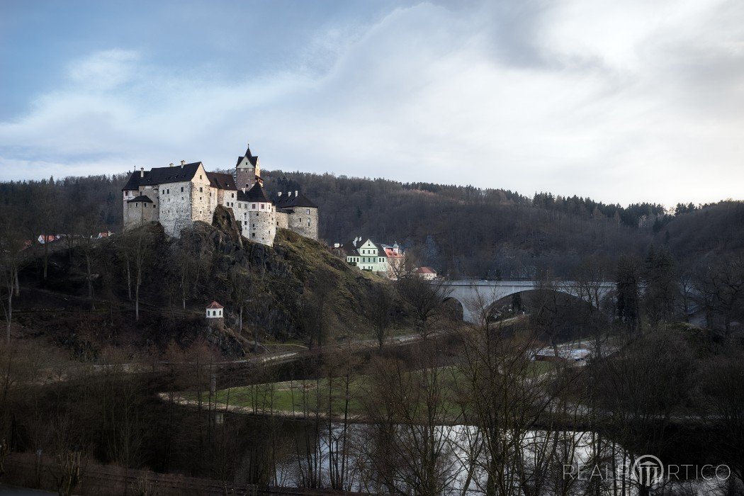 Medieval Castle in Loket, Falkenau District, Loket
