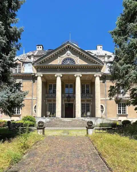 Neoclassical country house Poland July 2025