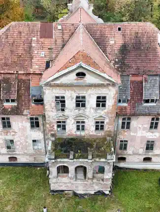 Country manor in Rychnów with park and approved building project, Rychnów, Opole Region