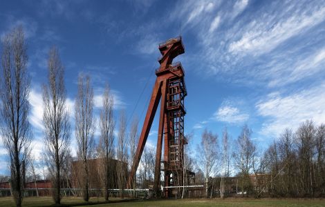  - Industrial Monument in Kamen: Winding Tower of former Coal Mine "Monopol"