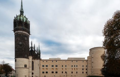 Lutherstadt Wittenberg, Schlosskirche - Castle Church in Lutherstadt of Wittenberg