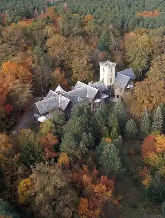 The wooden castle - Hunting lodge in Poland, Sośnie, Greater Poland