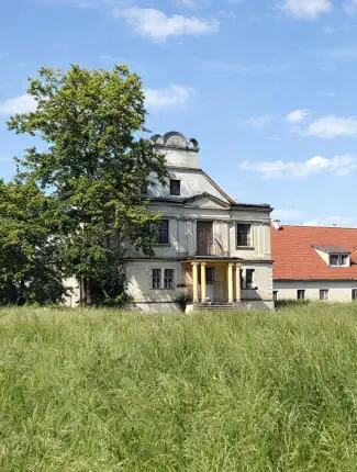 Country estate with outbuildings and parkland near Rawicz, Gierłachowo, Greater Poland