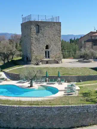 La Rocca - Historic property with medieval tower, 06010 Monte Santa Maria Tiberina, Umbria