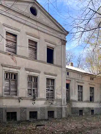 Neoclassical Manor house in West Pomerania near the Baltic Sea, Kępica, West Pomerania