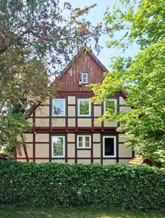 Country home in the green Solling-Vogler nature park, Northern Germany, Germany