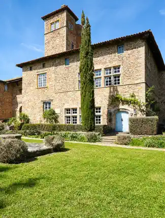 Manor house with tower, chapel and gardens north of Lyon, Limonest, Auvergne-Rhône-Alpes