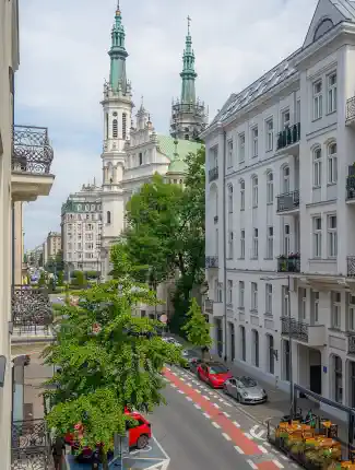 Three-room apartment in a late 19th-century tenement, Warsaw, Warszawa, Mazovia