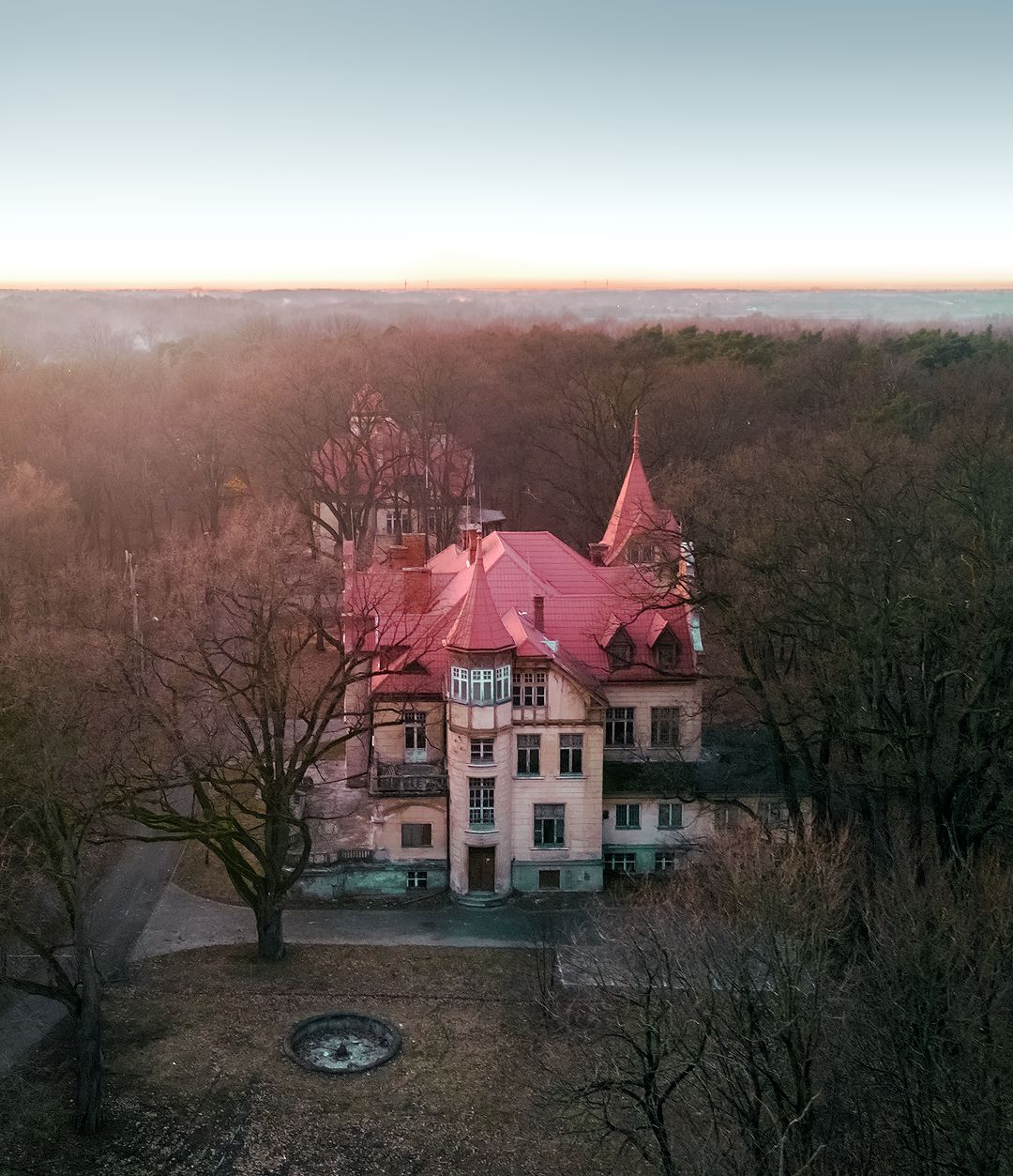 Villa Turczynek, sunset