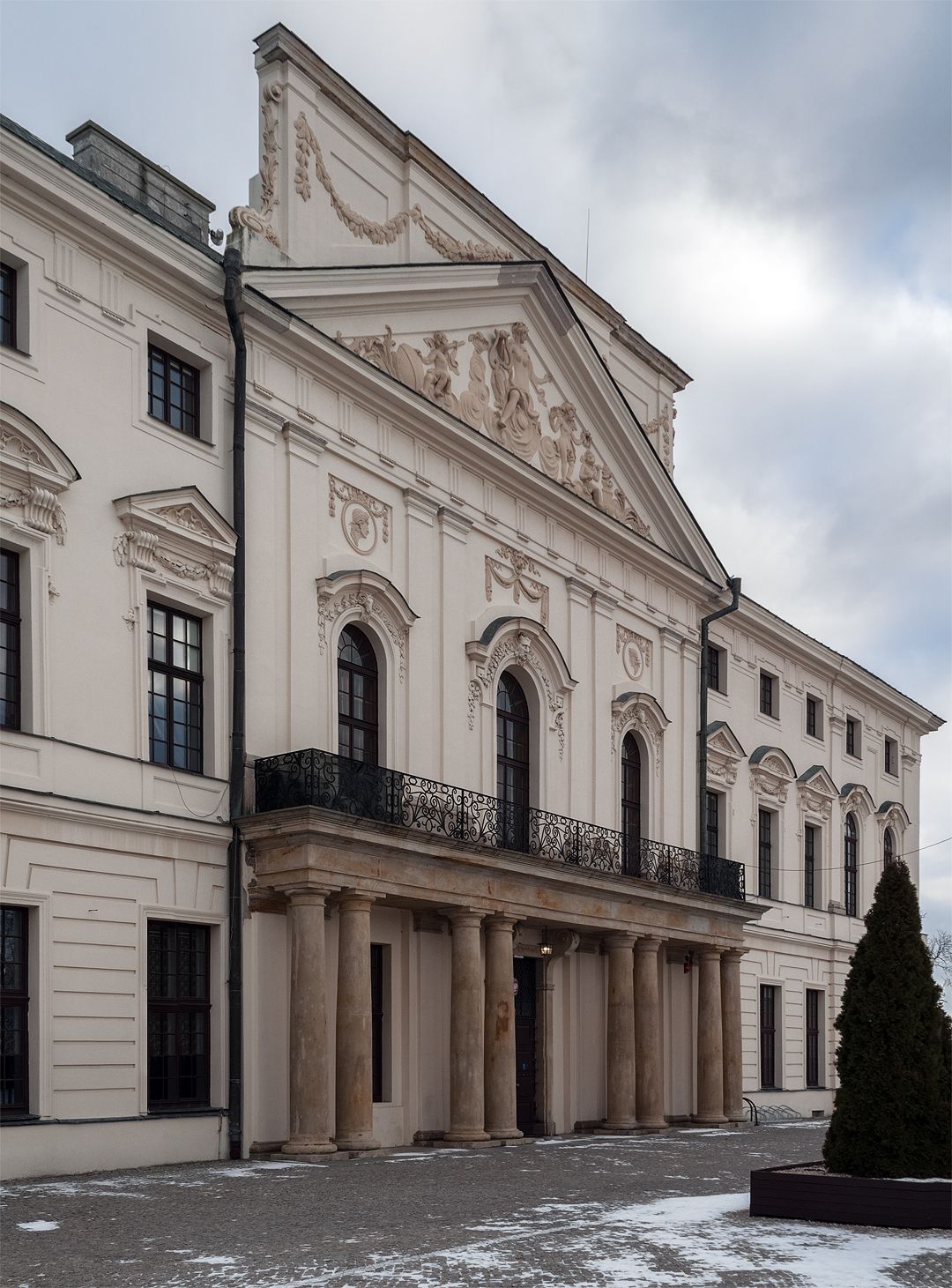 Old Baroque Palace Eastern Poland