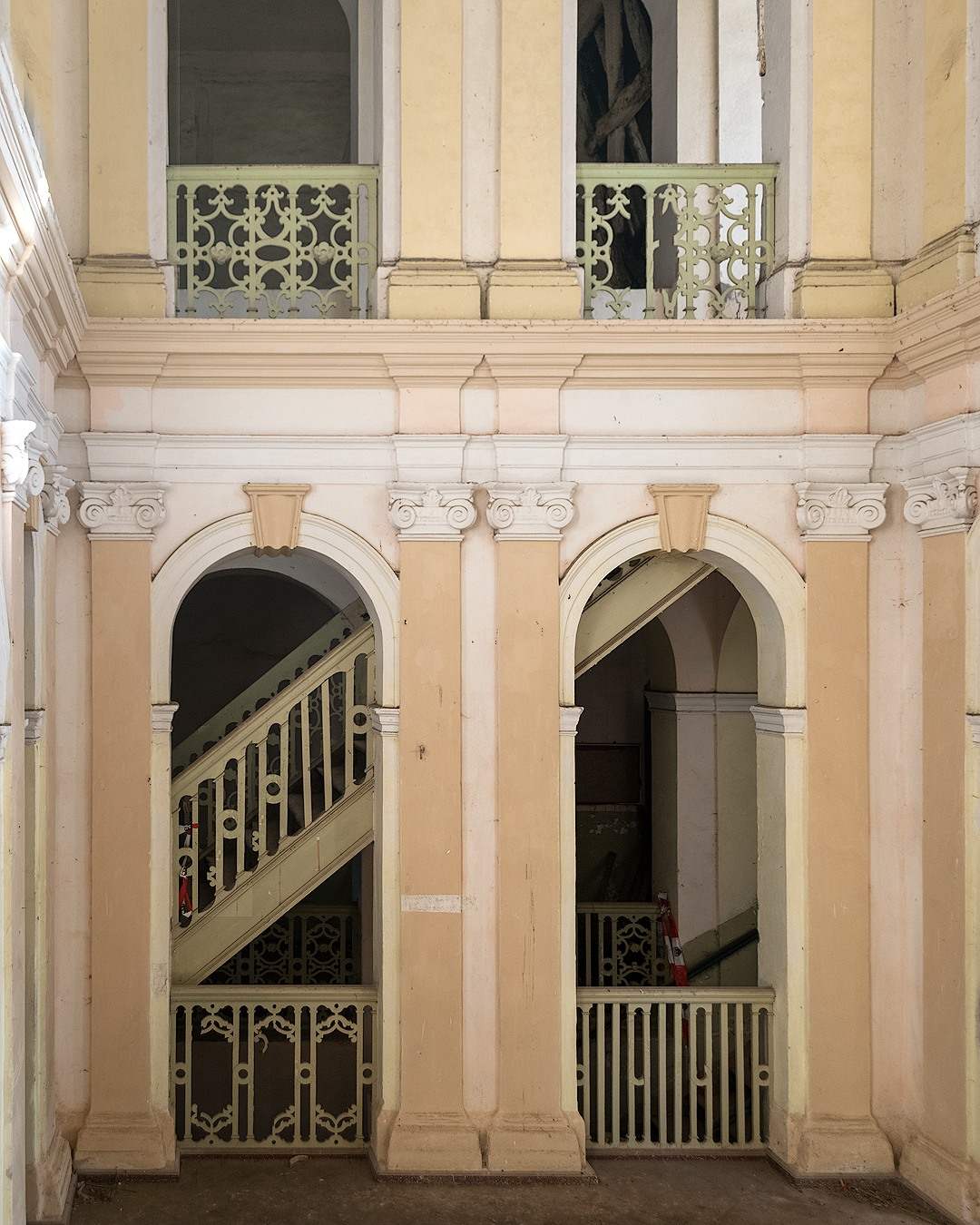 Beautiful staircase Kummerow Manor